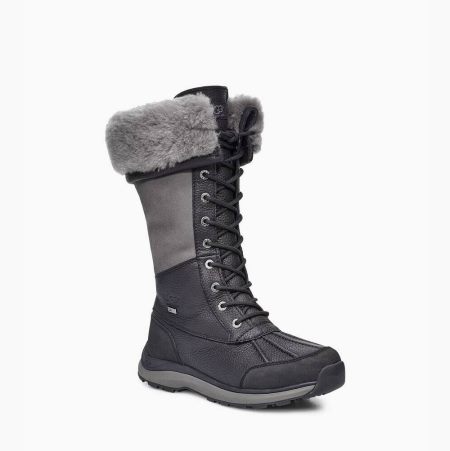 UGG Adirondack III Tall Black Boots for Women (DLIV62475)